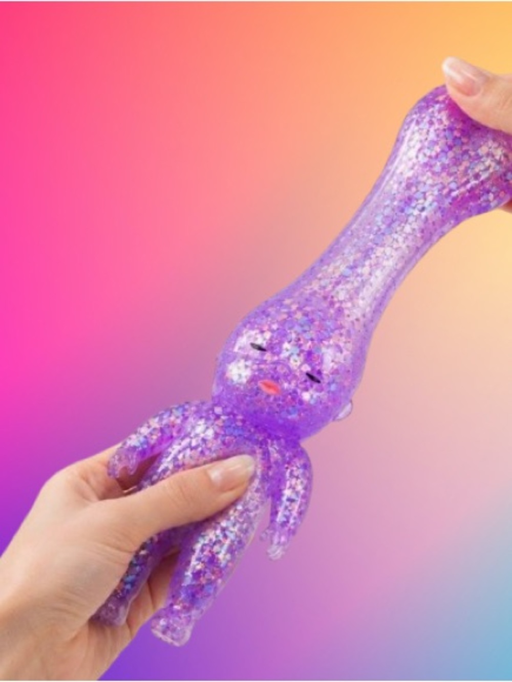 Glitter Squishy Baby Doll Toy - Picture 3 of 5